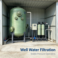 Vase filtrant FRP pour la purification de l'eau de puits avec performance de pression stable pour les projets de sécurité de l'eau potable en zone rurale