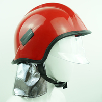 Protection de cou pour casque de pompier avec bande réfléchissante jaune/rouge, durable, rigide, avec support de lampe torche en option, accessoire pour pompier