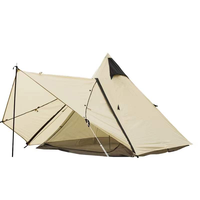 Tente de Camping de luxe imperméable, 3 m, en toile, Glamping, pour famille