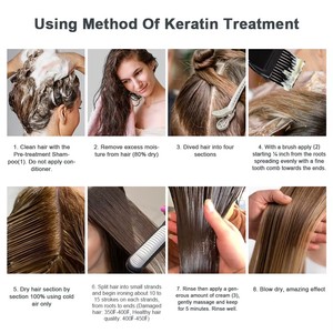 Tratamiento Profesional de Keratina Pura para Alisar el Cabello, Anti-Frizz, Nutritivo y Suavizante para Cabello Dañado, OEM Maxcare, Venta al Por Mayor - Product Image 6