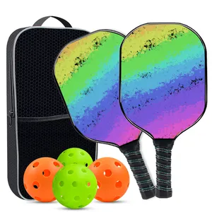 Glasvezel Pickleball Paddle Toernooi Spelen Racket Polypropyleen Hybride Honingraat Kern Pickleball Racket