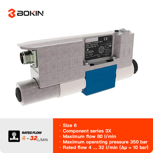 Vanne de régulation de débit, vanne proportionnelle 4WREE 6, vanne hydraulique, vanne à commande directe hydraulique pour systèmes hydrauliques industriels - Product Image 2