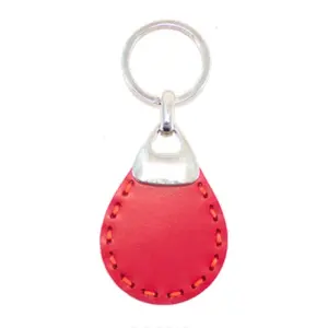 Porte-clés PGOCCIA en cuir italien, gadget durable - Product Image 1