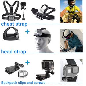 10 caméras d'action pour GoPro <span class=keywords><strong>Hero</strong></span>, 50 en 1, accessoires pour caméra, DJI OSMO, Black 9, <span class=keywords><strong>8</strong></span>, 7, 6, 5, 4, 3, 2 (2019), offre spéciale - Product Image 6