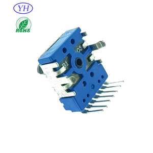 โพเทนชิโอมิเตอร์แบบหมุนแนวนอนคุณภาพสูง 7 ขา รุ่น a103 10K 50k 100k 11 มม. แบบสเตอริโอ 1k 5k 10k 20k 50k ยี่ห้อ Alps สำหรับปรับระดับเสียง - Product Image 3