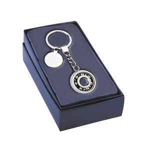 Porte-clés style vintage avec porte-monnaie en forme d'ours, logo personnalisé, en laiton et alliage de zinc, tendance - Product Image 2