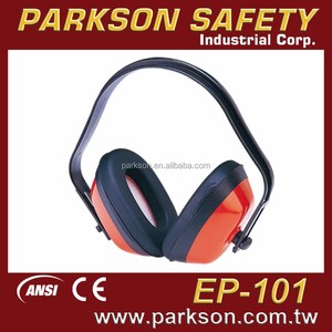 Orejeras Ligeras Rojas con Almohadillas Suaves de PVC, Diadema Ajustable de POM, Certificación CE EN352-1, Seguridad ANSI S3.19, Antiruido, Reutilizables - Product Image 2
