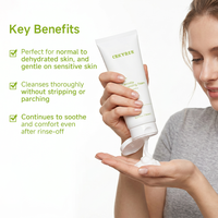 Vente en gros de Centella Asiatica Mousse nettoyante Traitement de l'acné Formule hydratante Nettoyant pour le visage pH équilibré pour la peau
