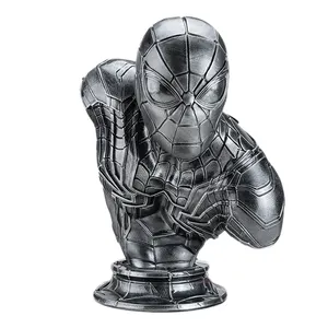 38cm Spider-Man Bust Sculpture in Resin Durable Figure Crafted in Realistic Detail