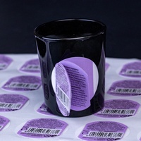 Étiquettes à code-barres pliées à 3 couches imprimées sur mesure, papier auto-adhésif imperméable, forte adhérence, forme pentagonale, impression offset CMYK