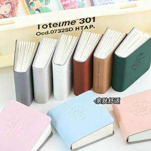 3PCS Mini Portable Notebook Sketchbook <b>Set</b> <b>Sewing</b> Binding 50 Sheets Multi-color Artistic Design Office/Campus Daily Records - Product Image 4