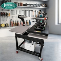 Presse à Chaud Industrielle Double Plateau pour Sublimation, Contrôle Facile pour la Production d'Impressions sur Casquettes, Écharpes et Serviettes de Plage