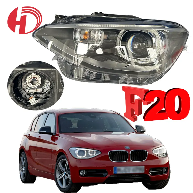 63117414143 cho BMW 1 Series F20 Xenon Đèn pha 2012-2015 F20 ban đầu được sử dụng đầu đèn xe tự động hệ thống chiếu sáng