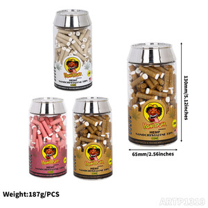 Honeypuff thương hiệu màu hồng trắng nâu phân hủy sinh học vật liệu thân thiện với môi trường than hoạt tính hút thuốc Lá lọc lời khuyên - Product Image 4