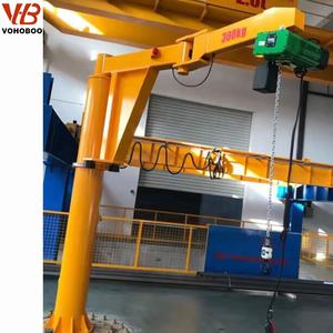 360 מעלות זרם חשמלי מסתובב שרטוטים קומה עמוד רכוב עיצוב ידני סליפ מחיר מנוף ג 'יב - Product Image 5