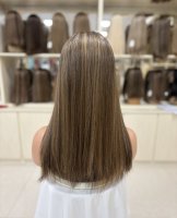 Perruques frontales en dentelle suisse HD en cheveux humains vierges, transparentes et respirantes, pour un look naturel - Vente en gros