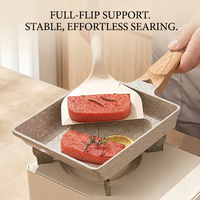 Spatule large en silicone de qualité alimentaire, résistante à la chaleur, antiadhésive, compatible lave-vaisselle et four, pour la cuisson des crêpes et des omelettes
