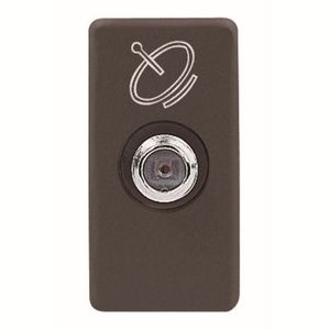 Connettore Coassiale Jack di Alta Qualità Sistema SAT Nero OdB Diretto - Product Image 2