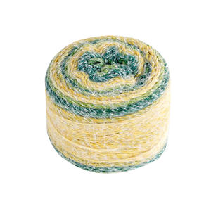 Hilo de Algodón Mezclado en Rollo Grande, Degradado Arcoíris, para Tejer a Mano, Ganchillo, Mantas, Bufandas y Proyectos de Crochet - Product Image 5