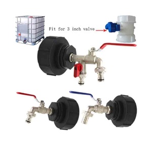 อะแดปเตอร์ถัง IBC รุ่น S100 X 8 พร้อมช่องจ่ายน้ำขนาด 1/2 หรือ 3/4 นิ้ว สำหรับอะแดปเตอร์จ่ายน้ำฝนทองเหลือง วาล์วทองเหลืองถัง IBC วาล์วน้ำฝน IBC - Product Image 6