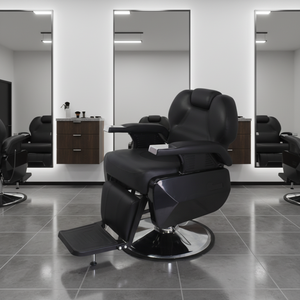 Sillas de Peluquería Reclinables, <span class=keywords><strong>Silla</strong></span> Hidráulica <span class=keywords><strong>para</strong></span> Salón de Belleza con Base <span class=keywords><strong>Reclinable</strong></span> - Product Image 1