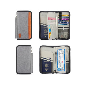 <span class=keywords><strong>Pasaporte</strong></span> de viaje, BILLETERA, fundas para <span class=keywords><strong>pasaporte</strong></span>, bloqueo RFID, soporte para <span class=keywords><strong>pasaporte</strong></span> familiar, organizador de documentos de viaje impermeable - Product Image 5
