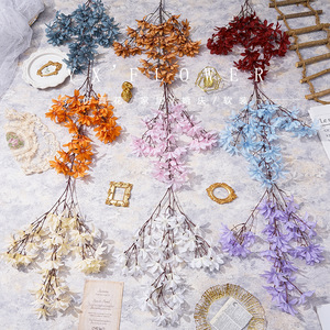 Bouquets d'orchidées artificielles Yixuan, fleurs en soie, décorations pour mariage et maison - Product Image 1
