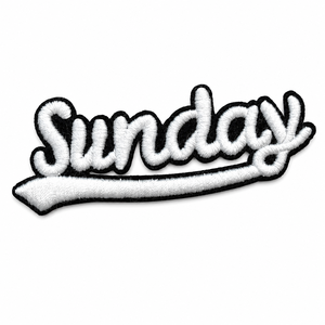 Wholesale Die Out Multicoloured Letter Embroidery Patches Iron On Clothing Custom 3D Embroidered Patch - Product Image 5