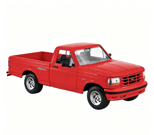 Modèle de camionnette sport américaine vintage des années 90 à l'échelle <span class=keywords><strong>1</strong></span>:<span class=keywords><strong>24</strong></span>, en alliage métallique, avec benne ouverte, simulation rétro - Product Image 4