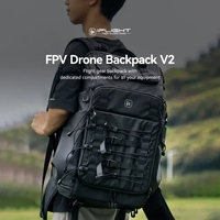 Sac à dos pour drone FPV IFlight V2, modèle exclusif, 540x380x220mm, grande capacité 35 litres, tissu imperméable enduit PU – Produit phare GGDX