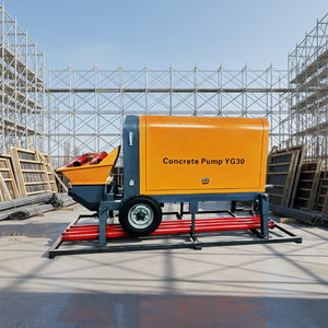 Pompe à béton pour structure de bâtiment, pompe de transport de béton à vendre - Product Image 1