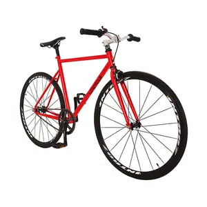Велосипед с фиксированной передачей, Реверсивный тормоз, 26 дюймов, мужские и женские, студенческие, цветные, ретро-дорожные велосипеды, однотонные шины, велосипед