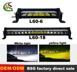 Nuova Luce da Lavoro LED <span class=keywords><strong>BSG</strong></span> L60-6/12/18/24/30 120W 24V in Alluminio Super Luminosa IP67 Impermeabile Certificata ECE-R10 per Camion e Trattori - Product Image 2