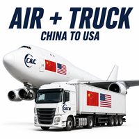 Expédition aérienne et routière de Chine vers les États-Unis, transitaire de fret porte-à-porte