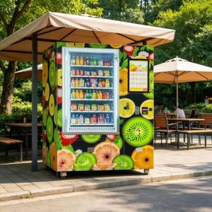 เครื่องจำหน่ายสินค้าอัตโนมัติแบบไร้คนดูแล 24 ชั่วโมง สำหรับขนมและเครื่องดื่ม ผู้ผลิตเครื่องขายสินค้าอัจฉริยะ - Product Image 2