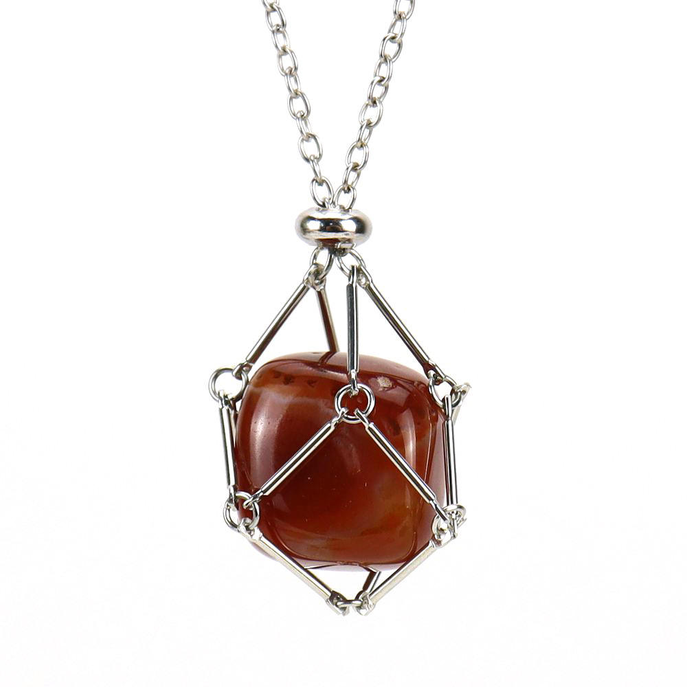 Silver-Carnelian