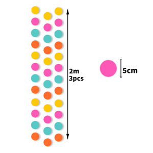 Dia De Muertos Kit De Decoración De Fiesta Temática 12 Uds <span class=keywords><strong>Lampion</strong></span> De Papel Ventilador De Papel Dot Garland Banner - Product Image 5