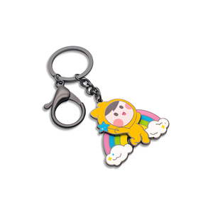 Llavero de Metal Personalizado Barato con Diseño de Logotipo, Llavero de Esmalte Promocional de Moda, Llavero Bonito - Product Image 5