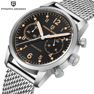 Reloj Jam Pagani Design PD1708 para Hombre, con Movimiento VK64, Cristal de Zafiro, Acero Inoxidable, Resistente al Agua - Product Image 6
