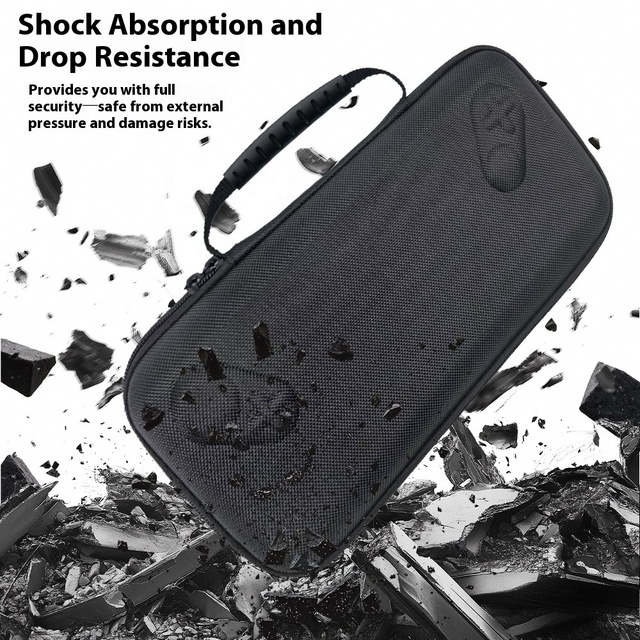 For Asus Rog Ally X Handheld PC Game Console Storage EVA Bag Waterproof Fabric Handbag with Protective Case for ROG ALLY X