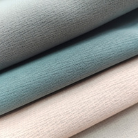 Tissu de lin Jacquard 100% Polyester de haute qualité pour rideaux d'hôtel occultants et triple tissage ignifuge