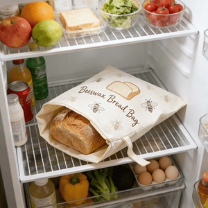 <span class=keywords><strong>Sacchetto</strong></span> per Pane <span class=keywords><strong>in</strong></span> Cera d'Api con Logo Personalizzato, Borsa Riutilizzabile <span class=keywords><strong>in</strong></span> Tela per Conservazione del Pane <span class=keywords><strong>in</strong></span> Cucina - Product Image 4