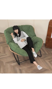 Silla de ocio Nórdica al por mayor de calidad, mesa giratoria de ratán, juego de sillas, sofá perezoso, mecedora para el balcón del hogar - Product Image 6