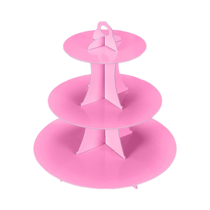 Support à cupcakes DAMAI à 3 niveaux, support à cupcakes DIY à étages pour présentoirs de desserts, décoration d'anniversaire, fête du thé florale - Product Image 1