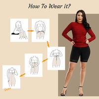 Shaper Colombianas HEXIN Diseño Ganchos ajustables y cremallera Mujeres Fat Tummy Control Lencería Cintura alta Hip Enhancer Shapewear