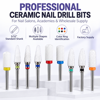 Meilleures fraises à ongles en céramique Efile de qualité supérieure, durables, professionnelles, 3/32''