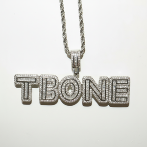 Pendentif personnalisé Hip Hop pour homme en argent sterling S925 en or rose 18 carats VVS chaîne glacée Moissanite Chic breloques en or rose 18 carats plaqué or - Product Image 1