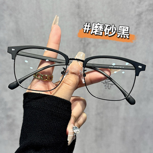 Gafas Ópticas con Montura Media Tipo Ceja 31155, Protección Anti Luz Azul, Lentes de PC Unisex, Ancho Medio, Origen Taizhou - Product Image 4