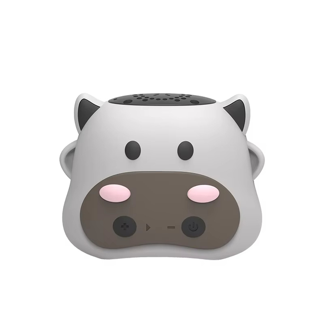Perfect Gift for Audio Lovers Cute Mini Wireless Portable Speaker 3-5 Hours Playtime Cow Design Bluetooth Speaker