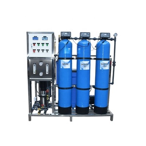 Purificateur d'eau industriel RO 500LPH 98% taux de dessalement y compris pompe PLC 1 an système de prix d'usine de traitement de l'eau à l'ozone - Product Image 1